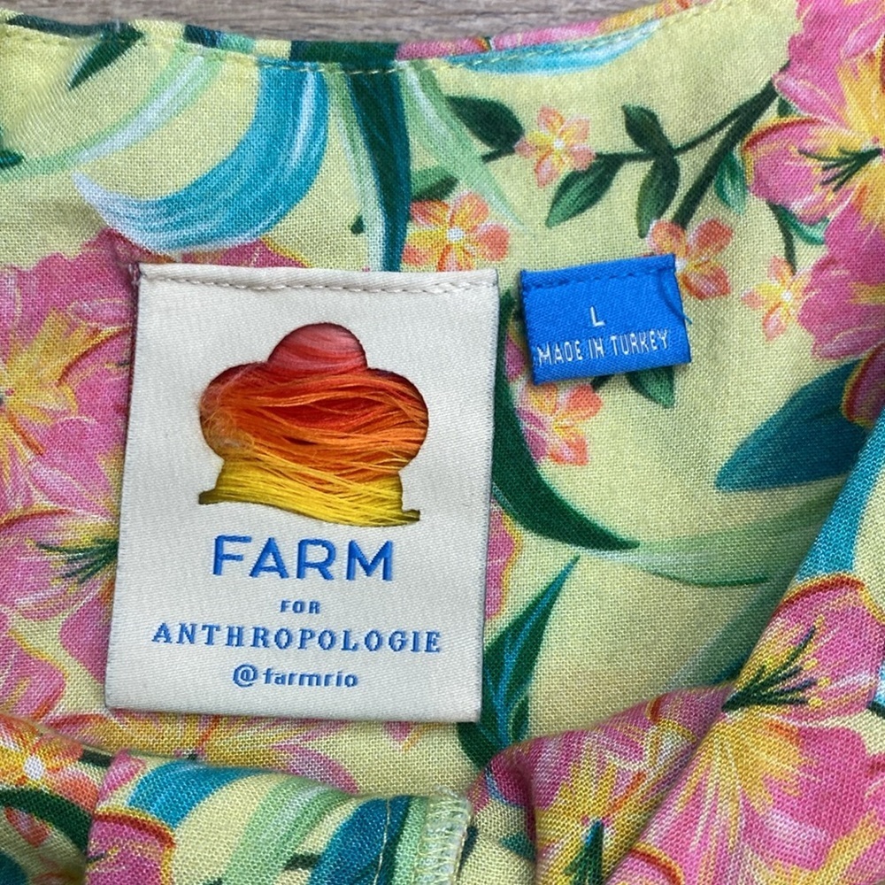 Farm Rio‎ Floral Ruffle Tank Top - Picture 12 of 16